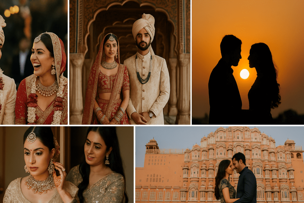 Wedding photography styles in Jaipur with couple shots